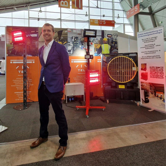 Blechexpo Stuttgart 2025: Warum kurzwellige Infrarotheizstrahler und Verdunstungskühler in der Metallbearbeitung sinnvoll sind