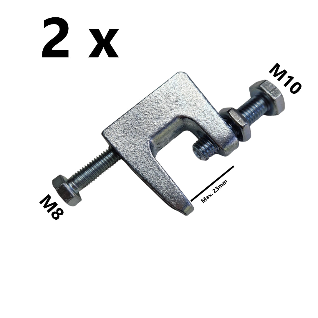 2 pinces de support pour radiateurs, par ex. Tansun Apollo