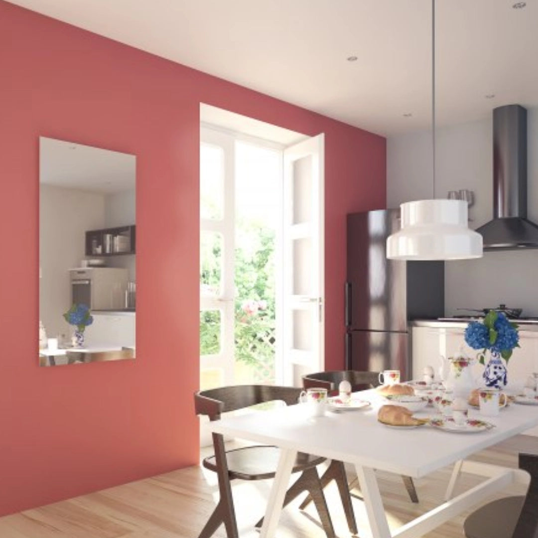 Placa de radiación de vidrio de 600 vatios para calor infrarrojo eficiente con diseño elegante