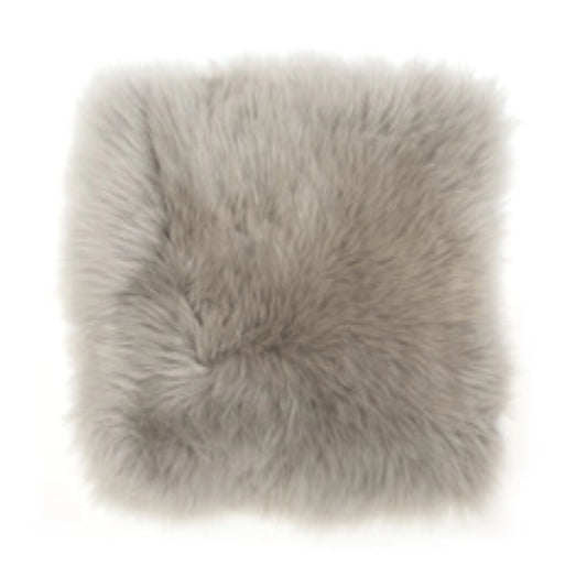 Peaux d'assise carrées (env. 35 x 35 cm) – véritables coussins d'assise en peau d'agneau pour chaise, banc et restauration