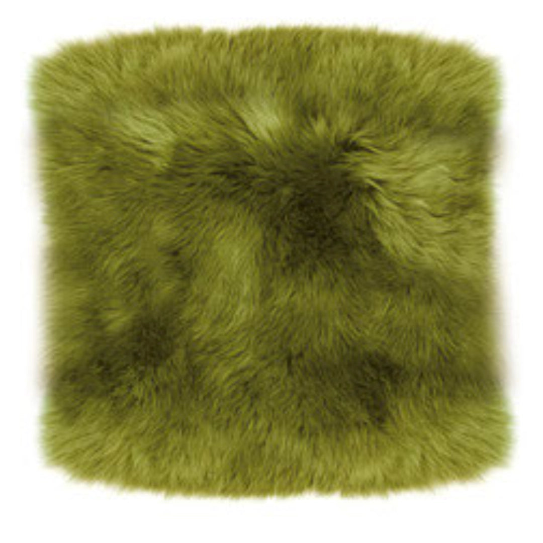 Peaux d'assise carrées (env. 35 x 35 cm) – véritables coussins d'assise en peau d'agneau pour chaise, banc et restauration