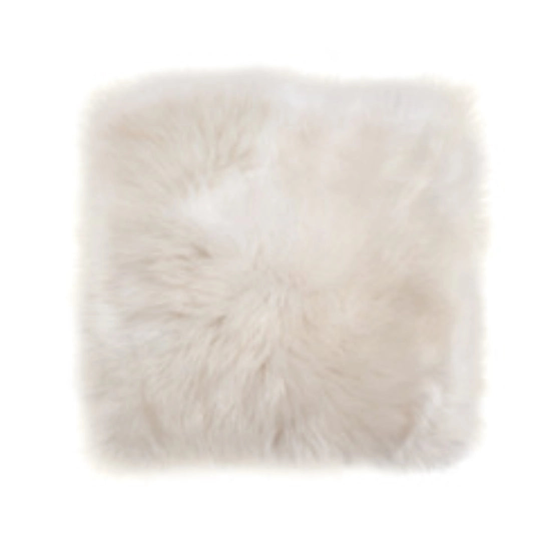 Peaux d'assise carrées (env. 35 x 35 cm) – véritables coussins d'assise en peau d'agneau pour chaise, banc et restauration