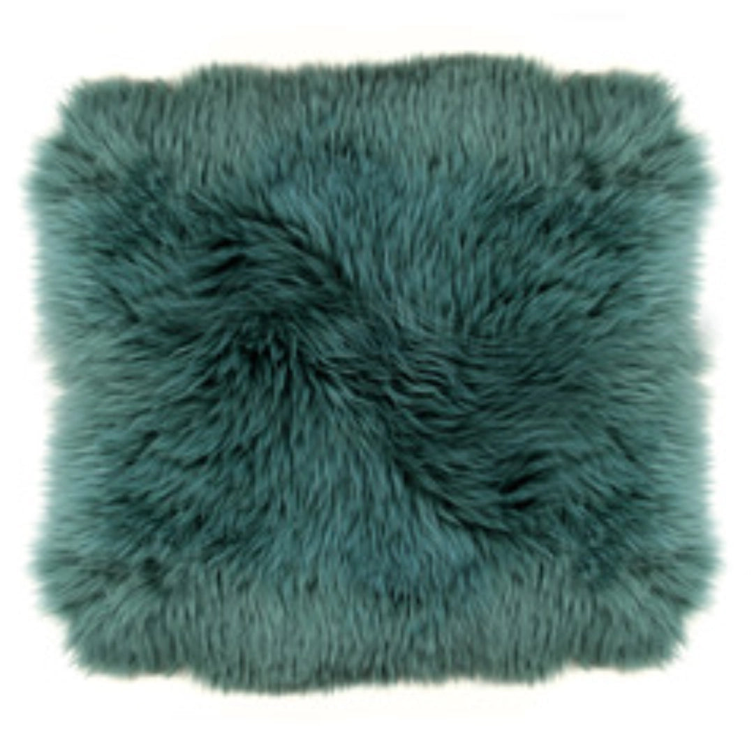 Peaux d'assise carrées (env. 35 x 35 cm) – véritables coussins d'assise en peau d'agneau pour chaise, banc et restauration