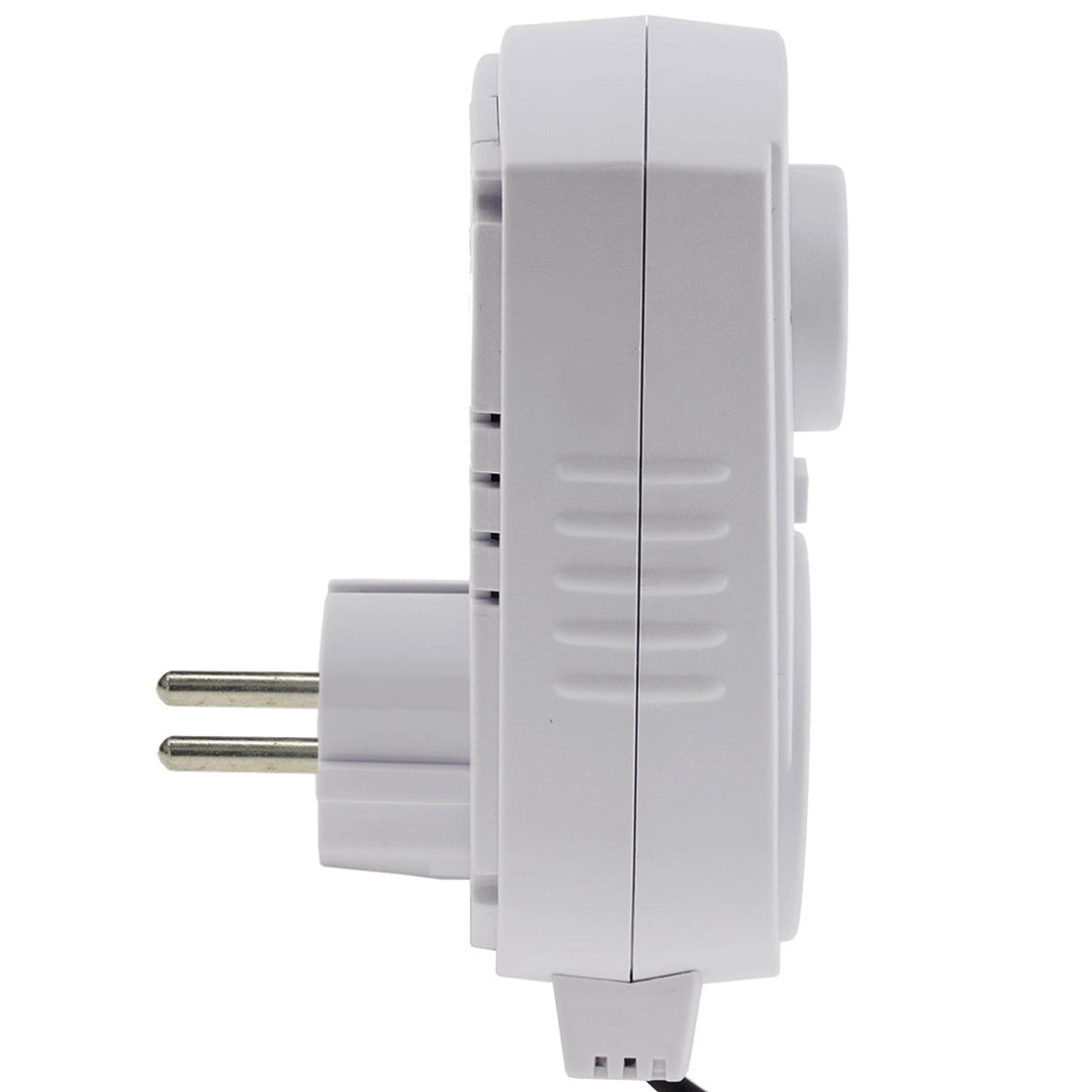 Termostat do gniazdka z zewnętrznym czujnikiem temperatury – Precyzyjna regulacja temperatury dla ogrzewania i chłodzenia